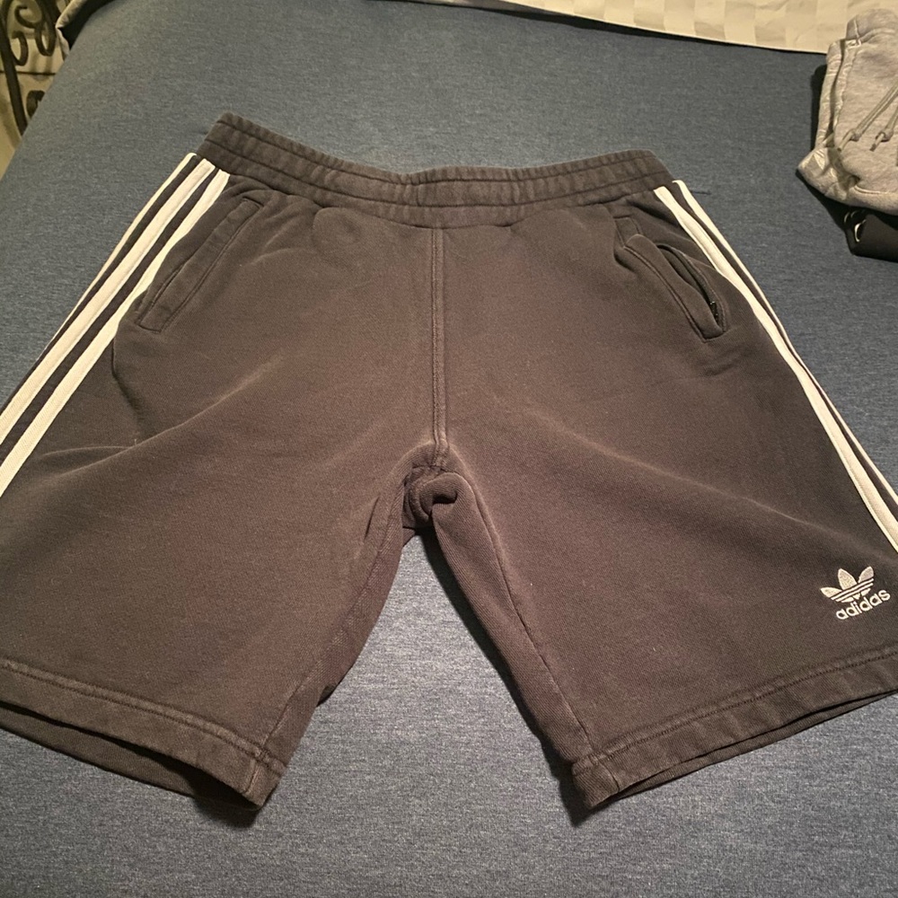 Adidas 3 stripe sweatshorts